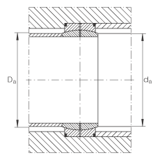 關(guān)節(jié)軸承 GE45-DO, 根據(jù) DIN ISO 12 240-1 標(biāo)準(zhǔn)，需維護(hù)